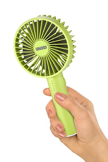 86626 Handventilator Breezy Ii Verde 4w 5 Geschwindigkeitsstufen Ø10cm