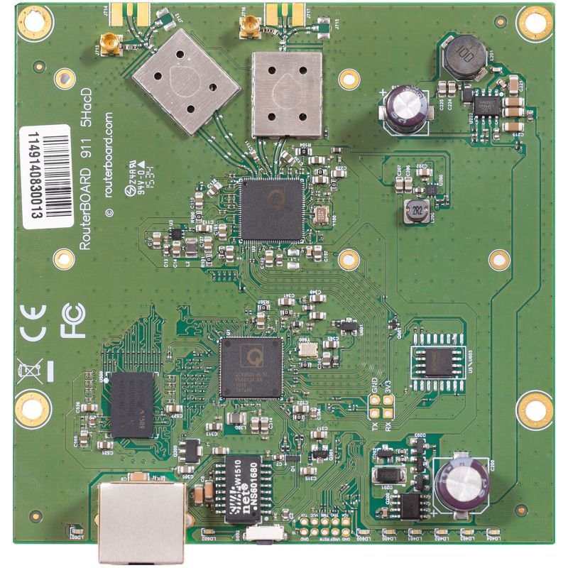 Mikrotik Rb/911-5hacd (911 Lite5 Ac) Routerboard 911 With 650mhz Atheros Cpu, 64mb Ram, 1x Lan, Built-In 5ghz 802.11a/N Two Cha