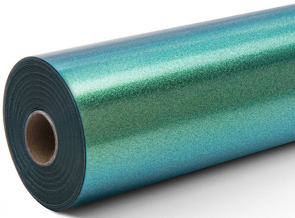 Loklik Vinilo Para Plotter Chamäleon - Dorado A Verde - 30,5 X 90 Cm