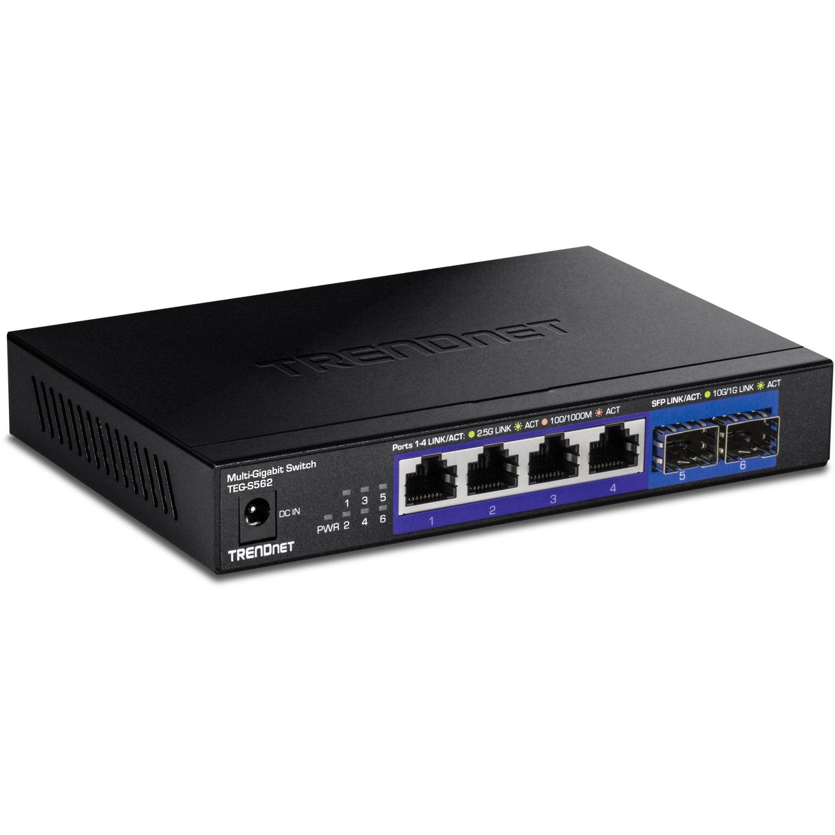 EAN 0710931141061 - Trendnet TEG-S562 switch No administrado 2.5G Ethernet (100/1000/2500) Negro imagen 1
