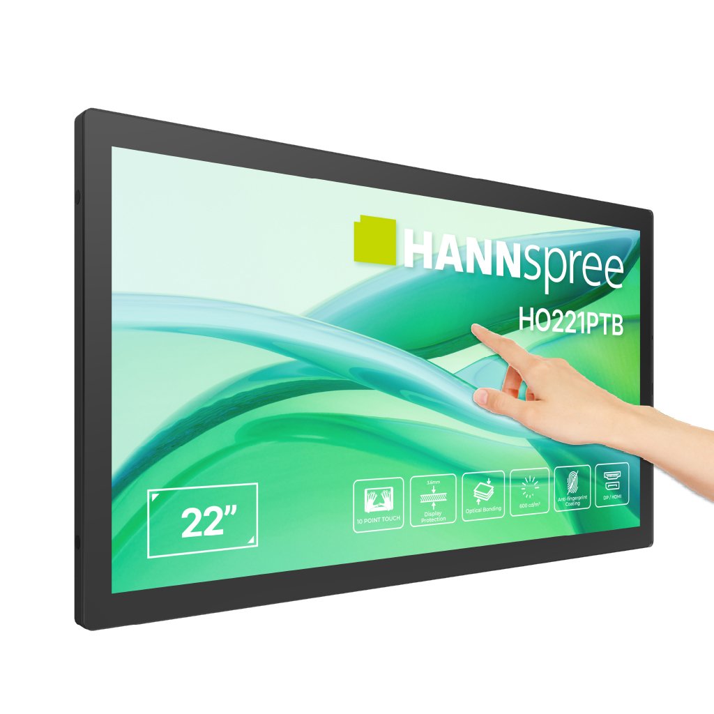 Monitor Hannspree 21,45" Ho221ptb 16:9 M-Touch Vga+Hdmi+Usb