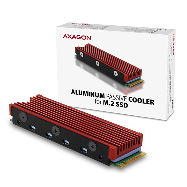 EAN 8595247903976 - Axagon CLR-M2 sistema de refrigeración para ordenador M.2 NVMe SSD, Unidad de estado sólido Disipador tér imagen 10