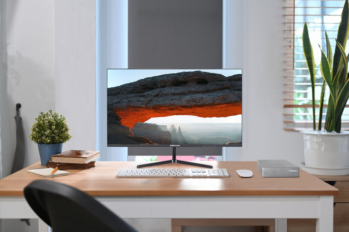 Barebone Medion S06 Md35340 Intel N100 1x M.2 Ssd 1xhdmi, 1xdp/ Rj45/ 4xusb3.2, 1xusb3.2 Tipo C/ Wifi Ax/ Bt5.2/ Soporte Vesa