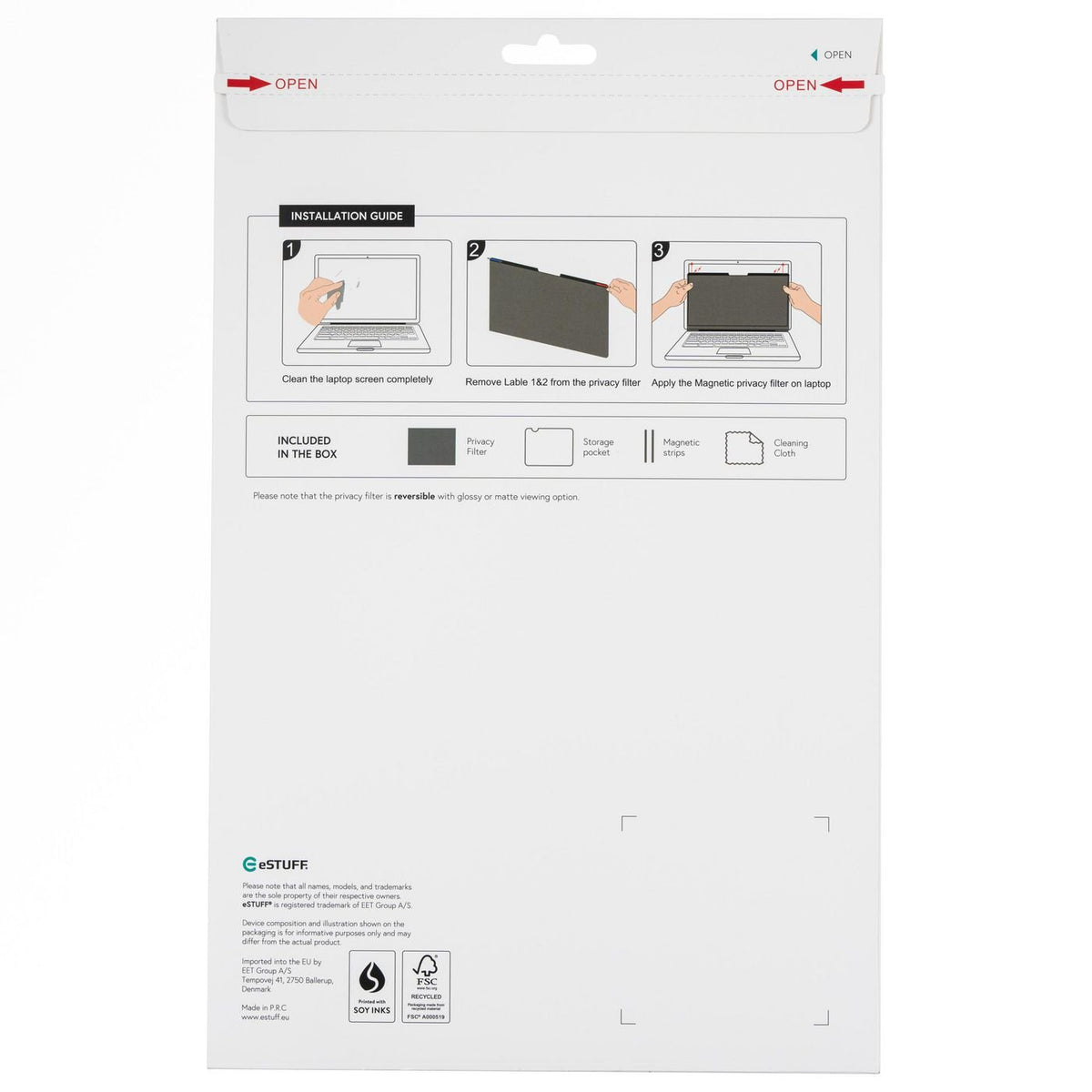 EAN 5715328119499 - eSTUFF GLBM16351225 filtro para monitor imagen 2