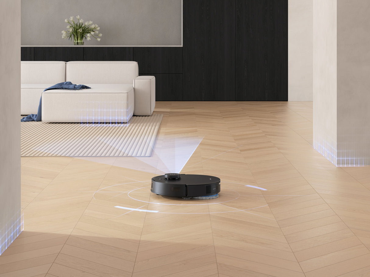 Robot Aspirador Ecovacs Deebot T30s Pro Negro, Incluye Estación Omni Todo En Uno T30s Pro Black