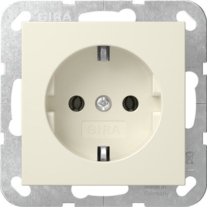 Gira 418801 Schuko System 55 Blanco Crema
