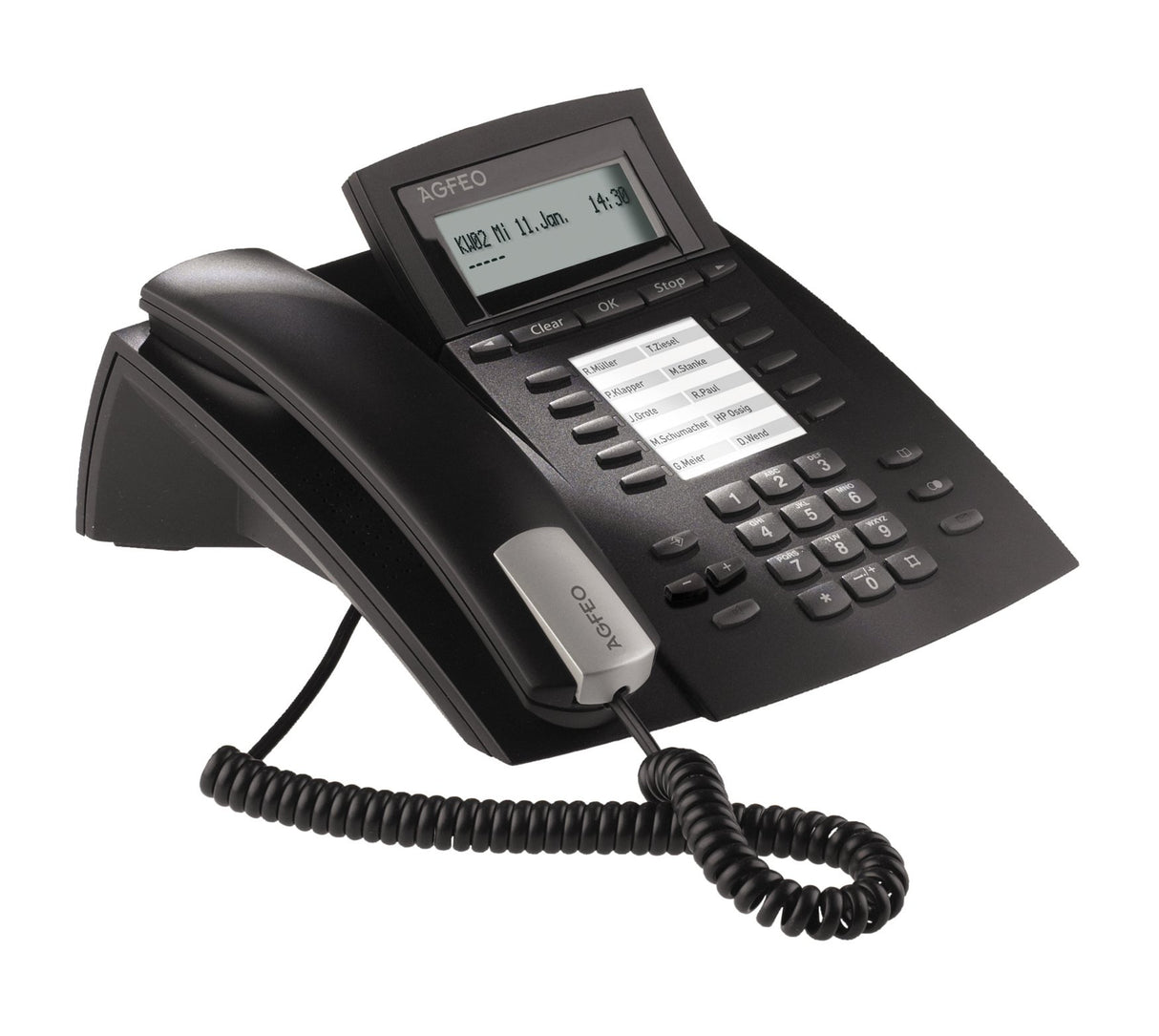 EAN 4021972011319 - AGFEO ST 22 Teléfono analógico Identificador de llamadas Negro imagen 1