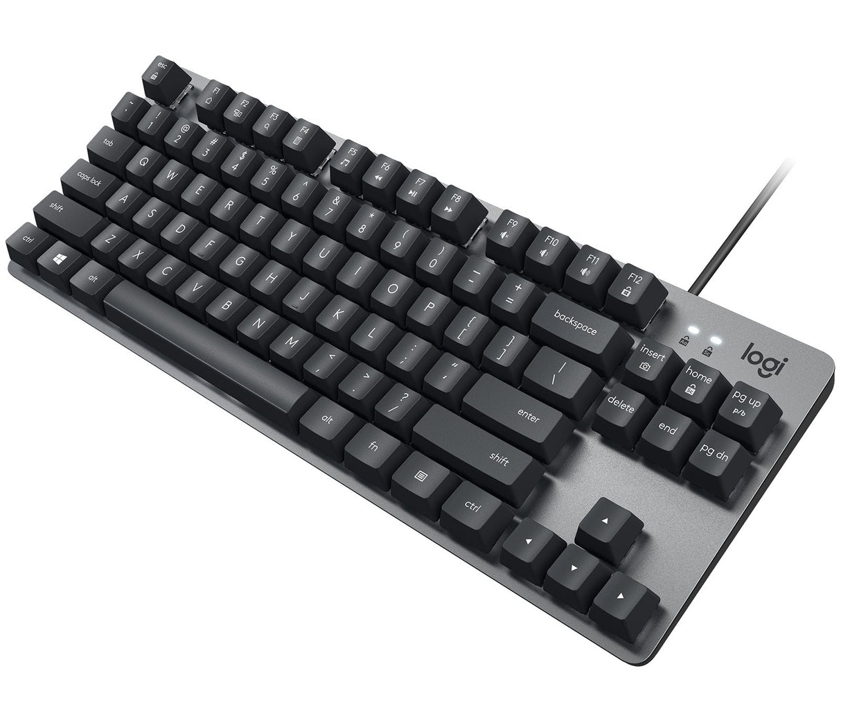 Teclado Alemán Logitech K835 Tkl Mechanical Keyboard Usb Grafito, Gris