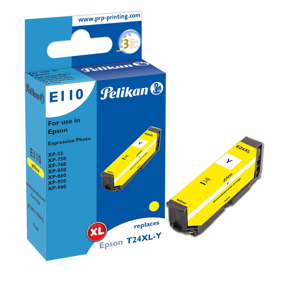 Pelikan Tinte Für Epson T243440 Gelb 24xl