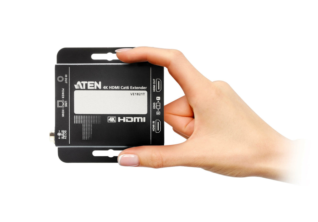 EAN 4710469342790 - ATEN VE1821-AT-G extensor audio/video Transmisor y receptor de señales AV Negro imagen 6