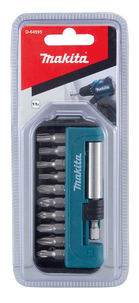 Makita Juego De Puntas D-64995, 11 Piezas, Juego De Puntas D-64995
