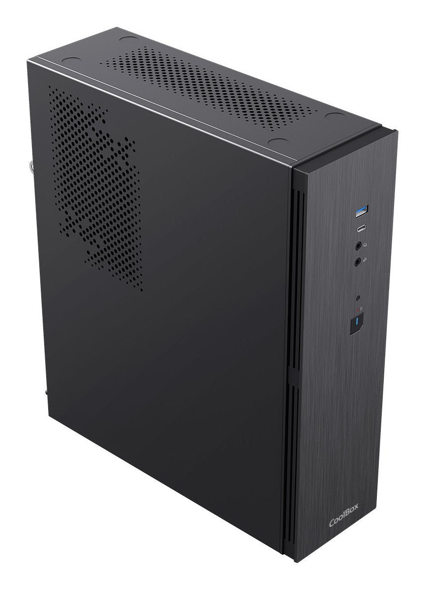 EAN 8436624420658 - CoolBox PC micro ATX T370 Slim Perfil bajo (Slimline) Negro imagen 3