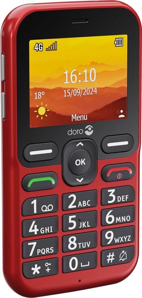 Movil Doro Leva L10 2.4" 4g Rojo