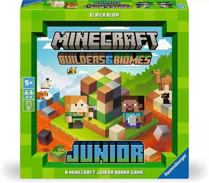 Juego De Mesa Builders & Biomes Junior Minecraft