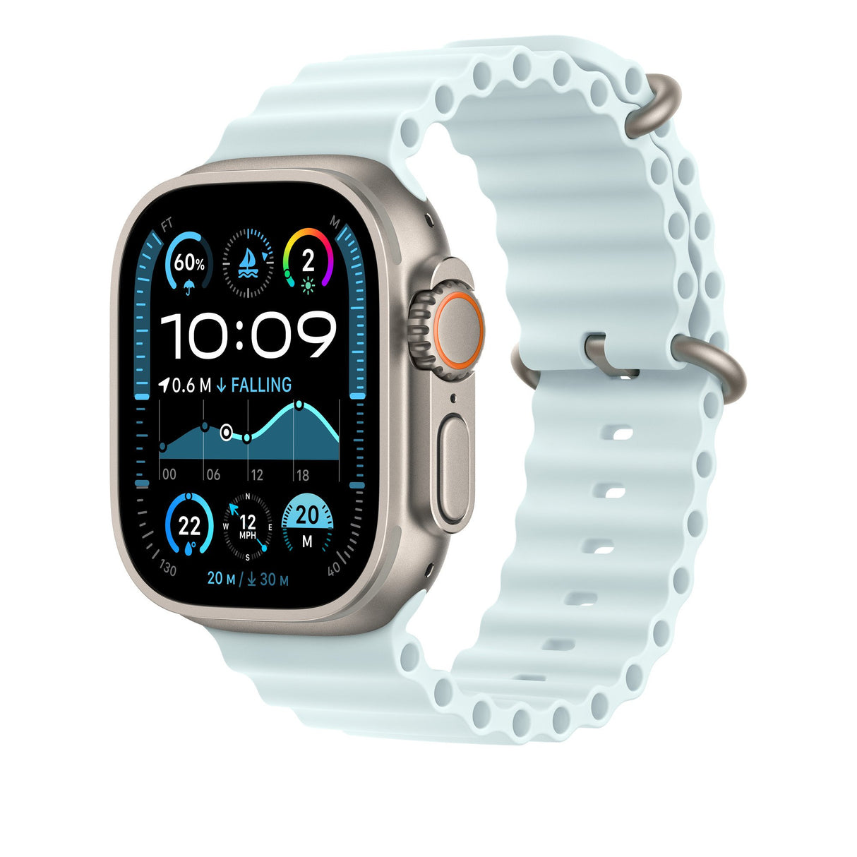 EAN 0195949707339 - Apple MXTF3ZM/A Accesorios para dispositivos vestibles inteligentes Grupo de rock Azul Fluoroelastómero, imagen 2