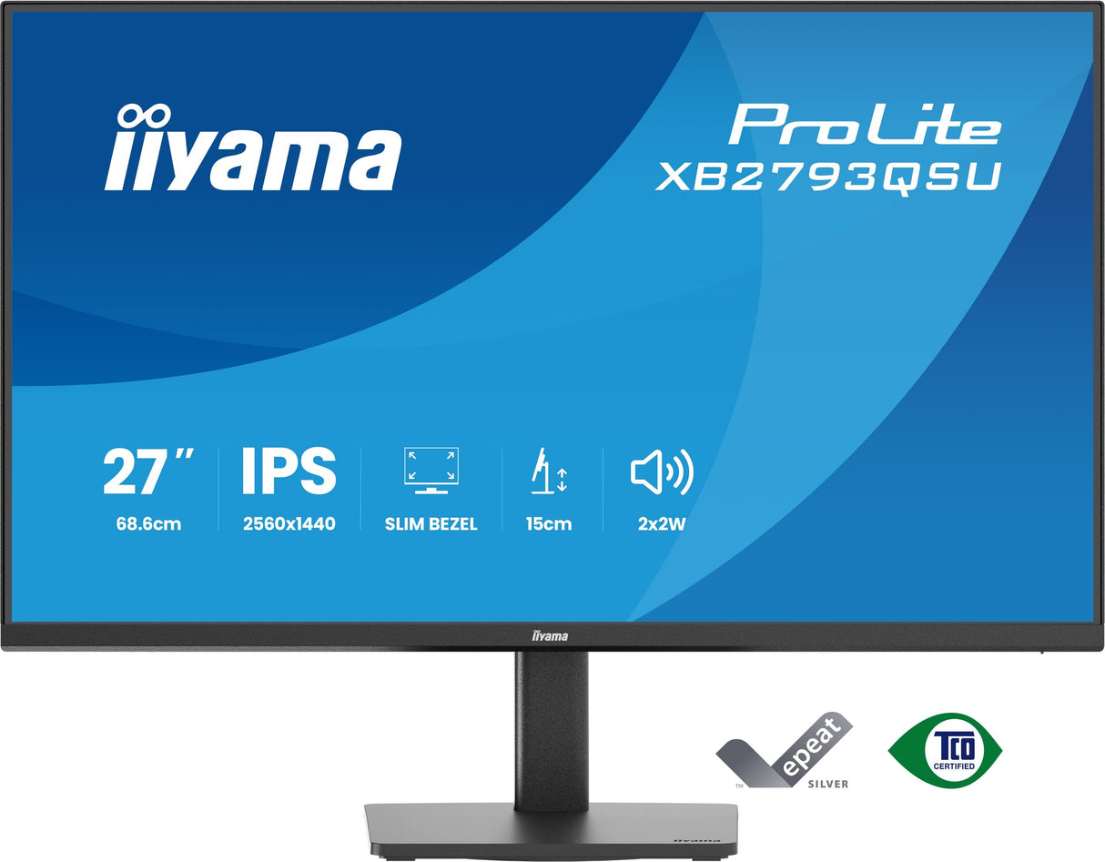 EAN 4948570126781 - iiyama ProLite XB2793QSU-B1 pantalla para PC 68,6 cm (27") 2560 x 1440 Pixeles Quad HD LED Negro imagen 2