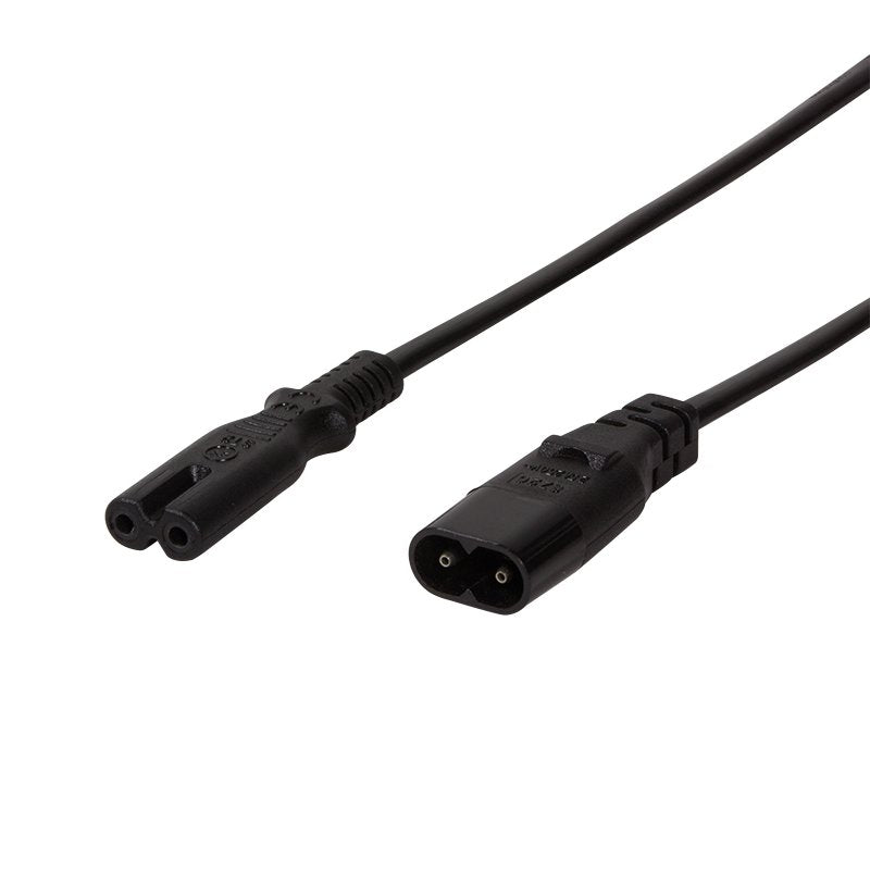Logilink 2m, Iec 60320-C8/Iec 60320-C7 Negro C8 Acoplador C7 Acoplador