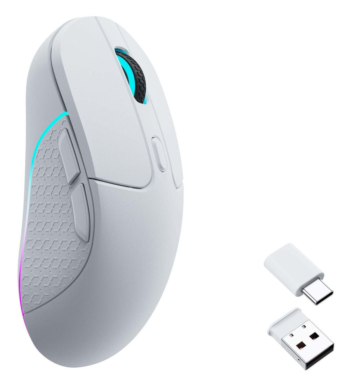 Keychron M3 Wireless, Ratón Gaming Blanco M3-A3