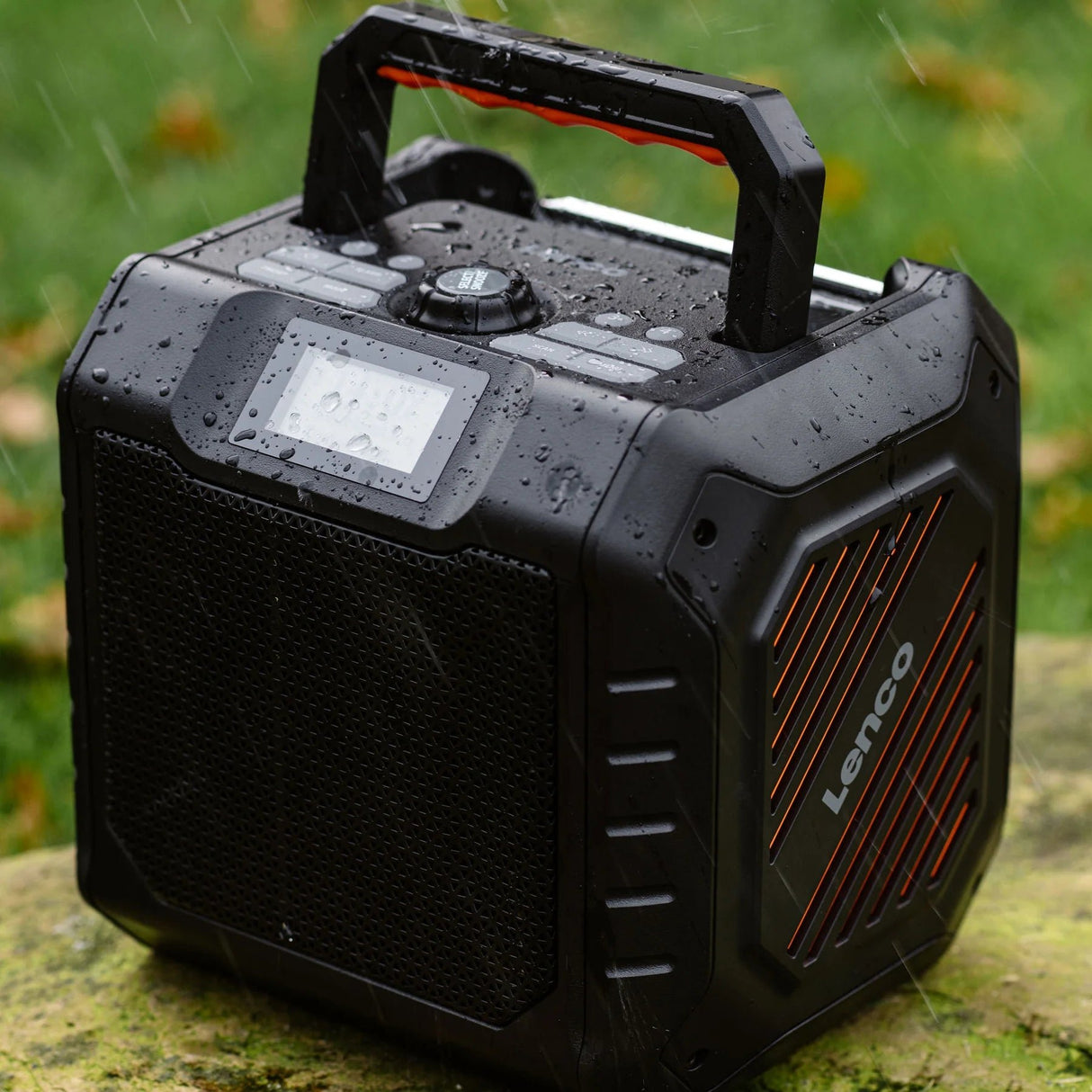 EAN 8711902086369 - Lenco ODR-160GY radio Portátil Analógico y digital Negro, Naranja imagen 10