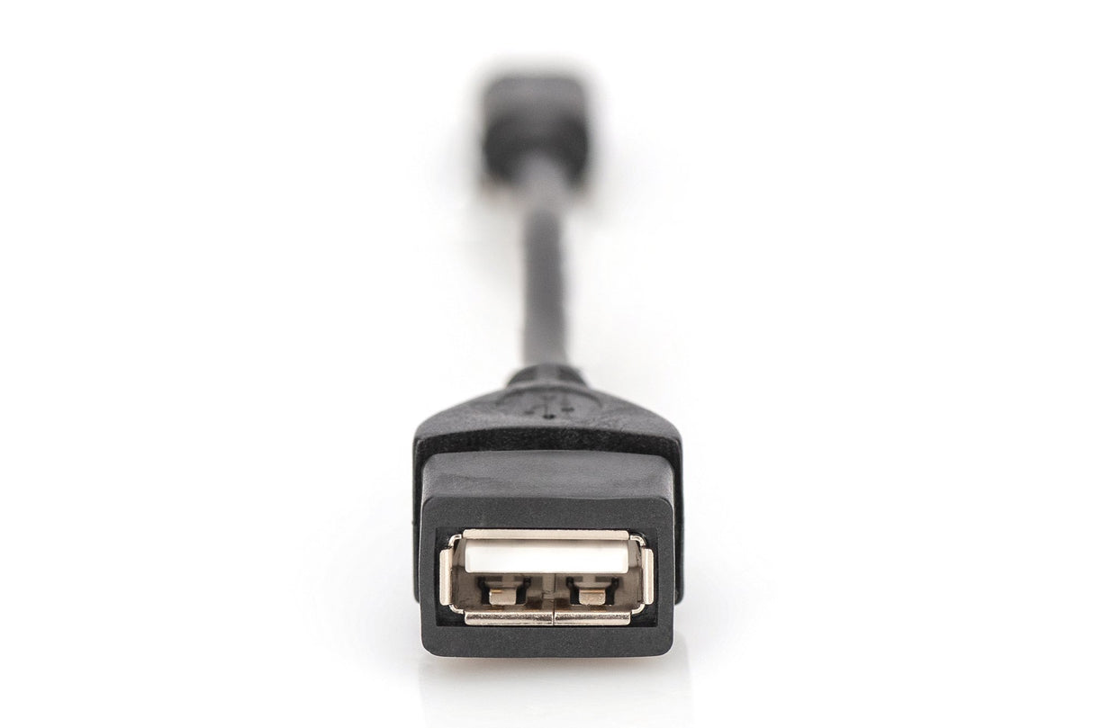 EAN 4016032324034 - Digitus AK-300310-002-S cable USB USB 2.0 0,2 m Mini-USB B USB A Negro imagen 3