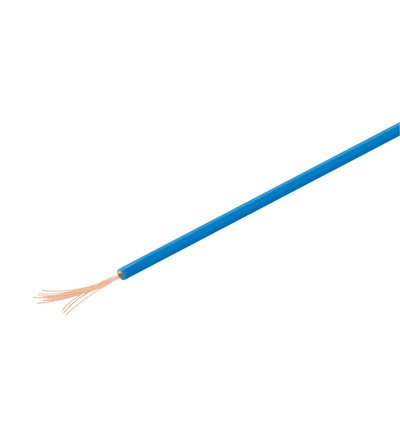 Alambre De Cobre Aislado Azul 1 Cond, 18x0,1mm 10 Metros