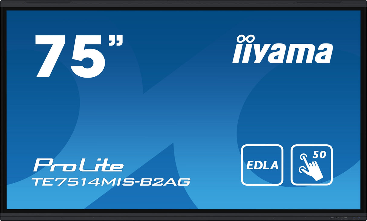 Iiyama Te7514mis-B2ag, Pantalla De Gran Formato Negro (Mate)
