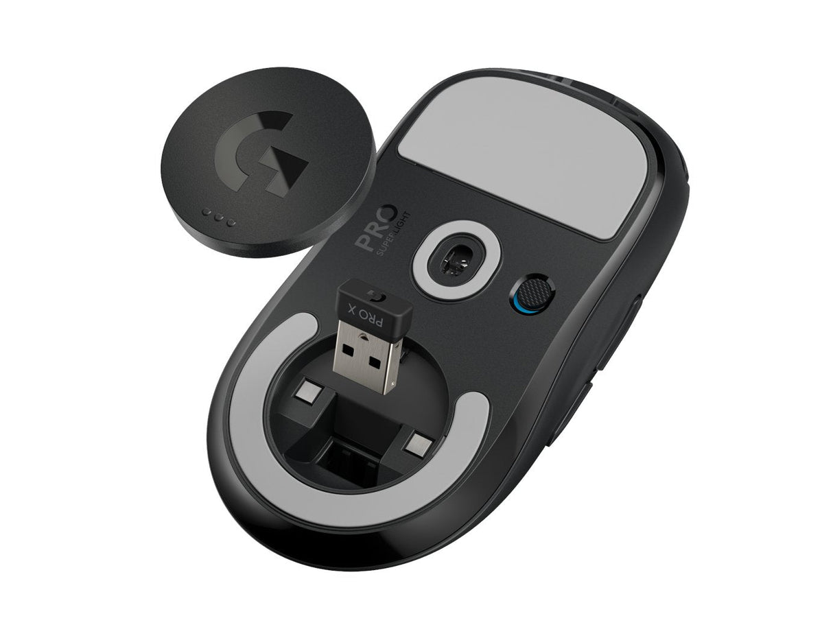 Ratón Gaming Inalámbrico Logitech Pro X Superlight Batería Recargable Hasta 25600 Dpi Negro