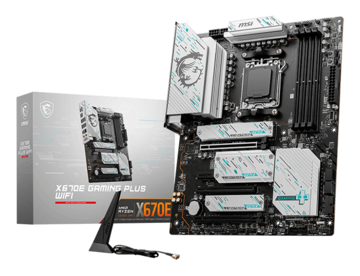 EAN 4711377162913 - MSI X670E GAMING PLUS WIFI placa base AMD X670 Zócalo AM5 ATX imagen 1