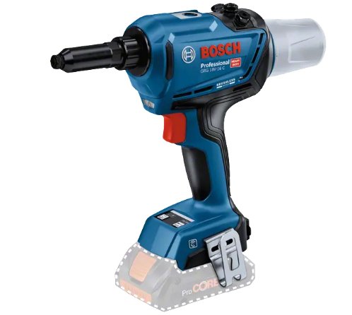 Bosch Professional Remachadora A Batería Grg 18v-16 C Professional, 18 Voltios Azul/Negro, 2 Baterías De Iones De Litio Procore18v 4,0 Ah, En L-Boxx 06019k5001