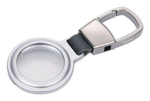Troika Schlüsselanhänger Airtag Holder Platafarben
