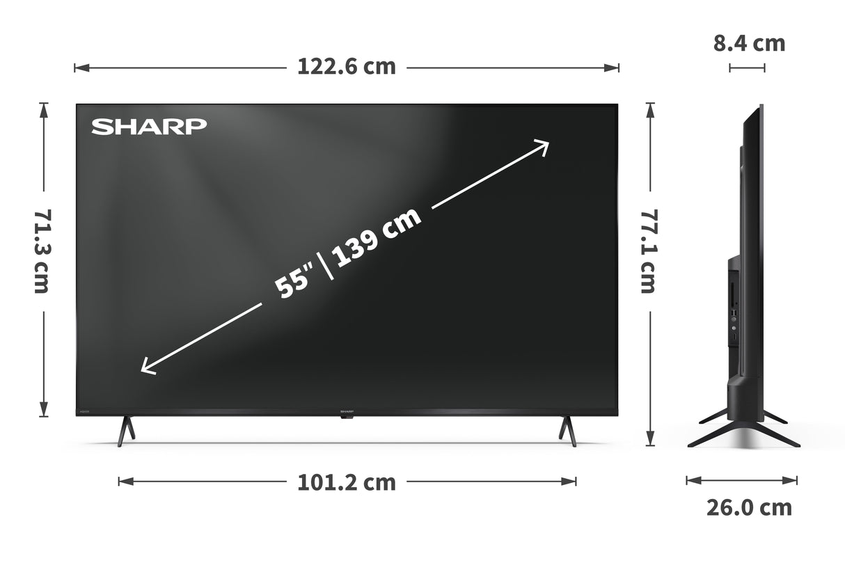 Sharp 55hp5265e Google Tv 55"