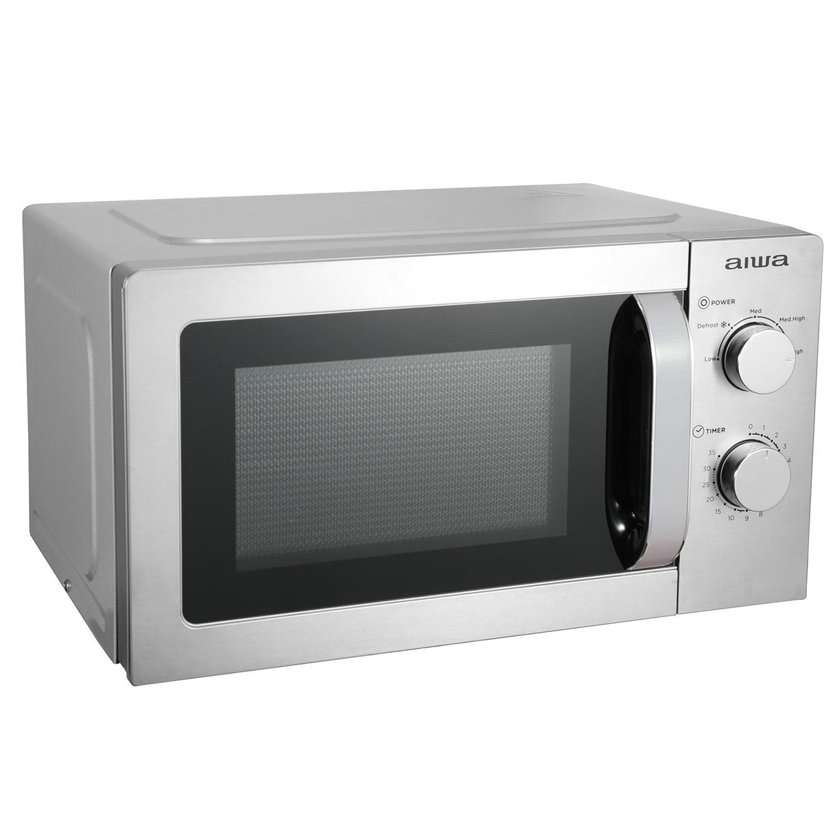 Microondas Aiwa Mw-200sl Frontal Acero Inox Capacidad 20l Potencia 700w