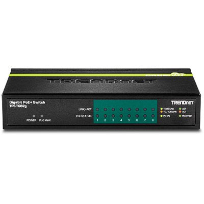 EAN 0710931161083 - Trendnet TPE-TG82G switch No administrado Gigabit Ethernet (10/100/1000) Energía sobre Ethernet (PoE) Neg imagen 2