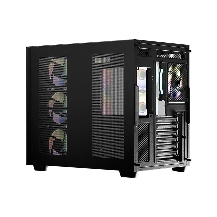 EAN 4262443280524 - LC-Power LC-8001B-ON carcasa de ordenador Midi Tower Negro imagen 11