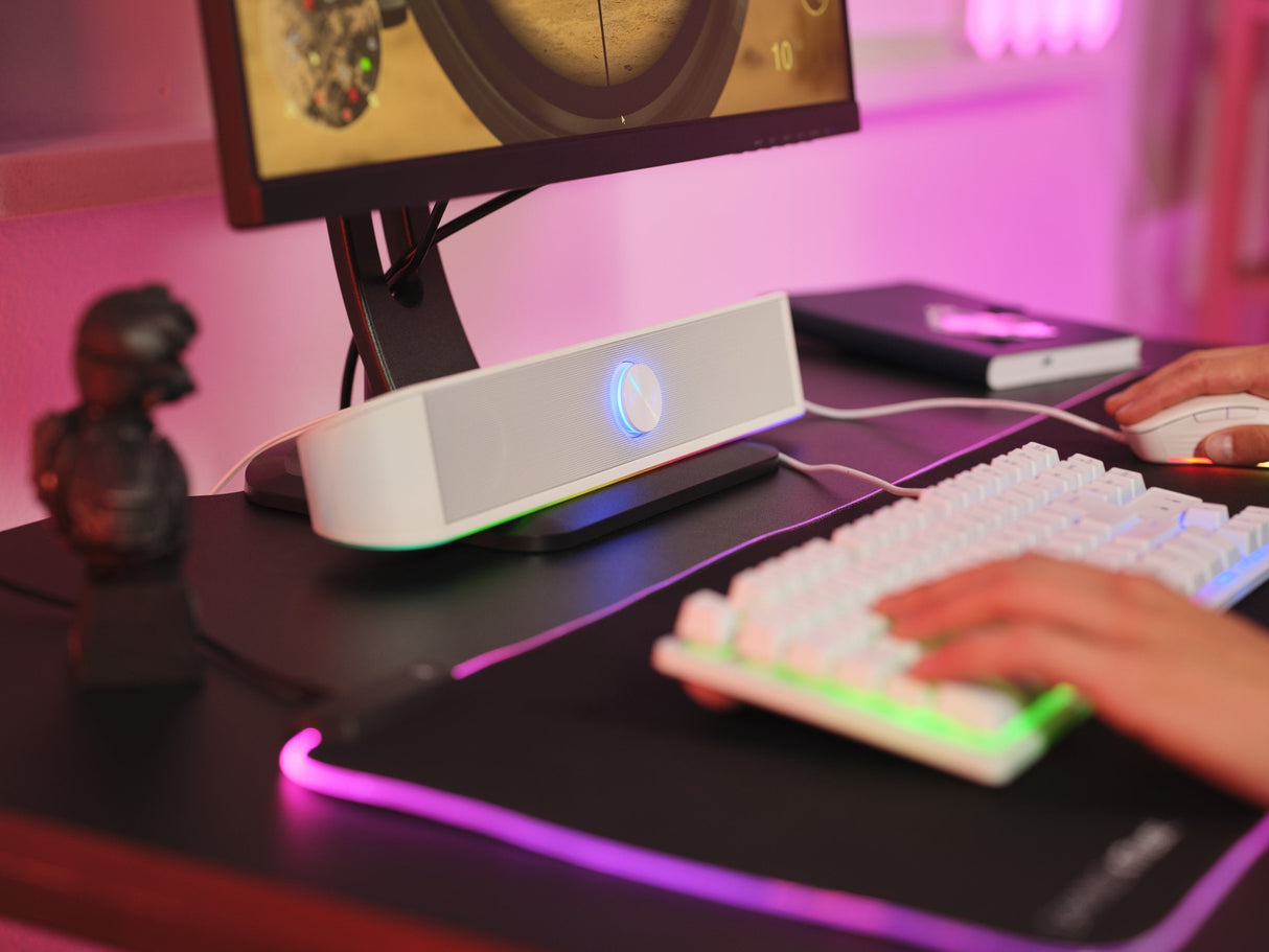 Barra De Sonido Trust Iluminada Rgb Gxt 619w Thorne