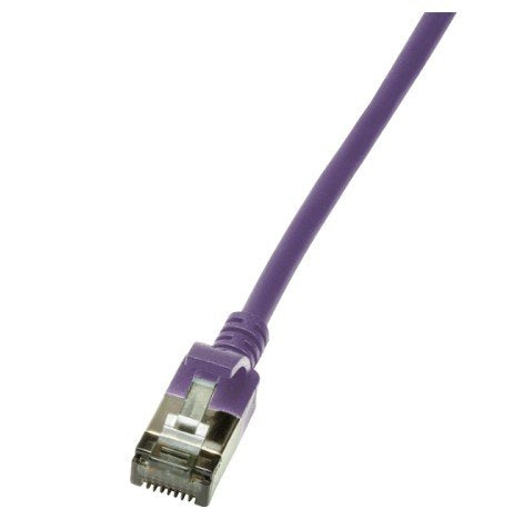 Logilink Slim U/Ftp Cable De Red 1 M Cat6a U/Ftp (Stp) Violeta