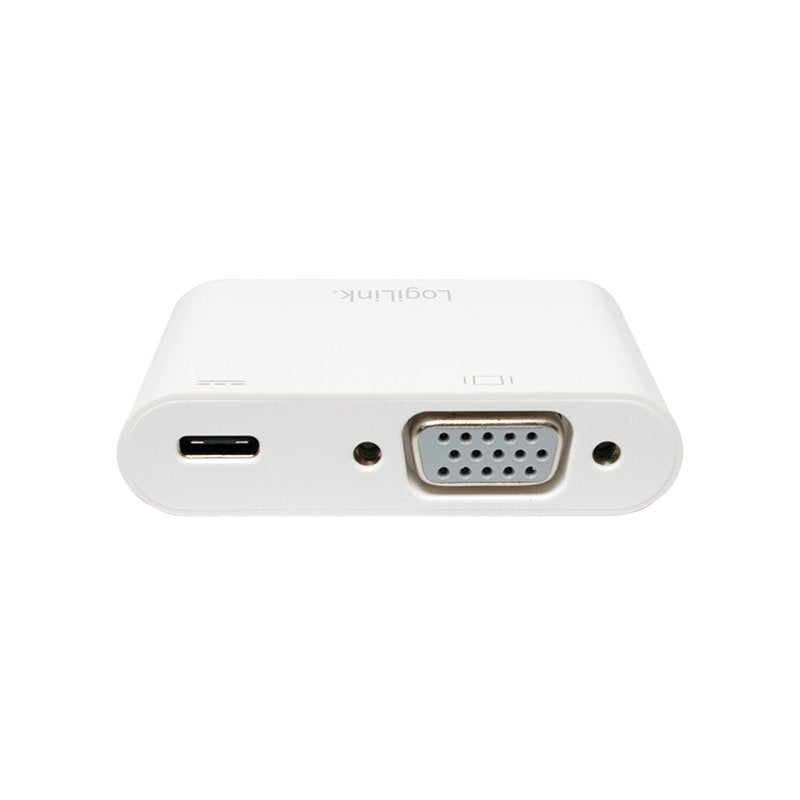 Logilink Conversor Usb 3.1 Tipo C A Vga Con Puerto De Carga Ua0259