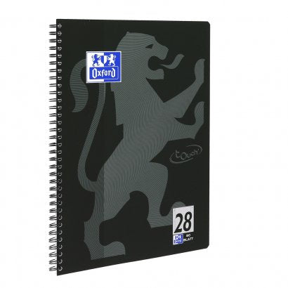 Oxford 400121610 Cuaderno Y Block A4+ 160 Hojas Negro, Gris