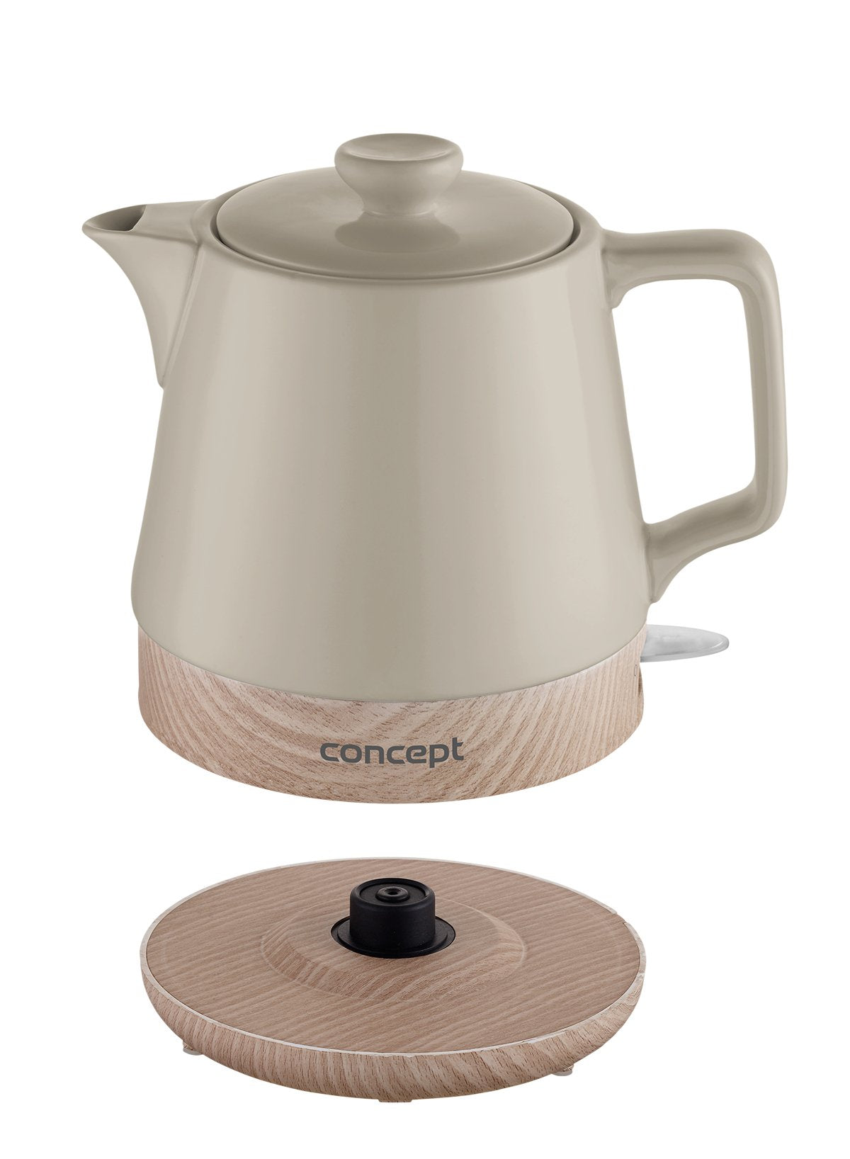 Tetera Concept Rk0061 Eléctrica 1 L 1200 W Marrón, Madera