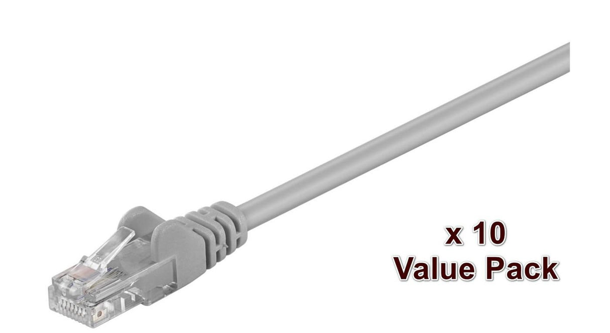 EAN 5704327713838 - Microconnect V-UTP5005VP cable de red Gris 0,5 m Cat5e U/UTP (UTP) imagen 1