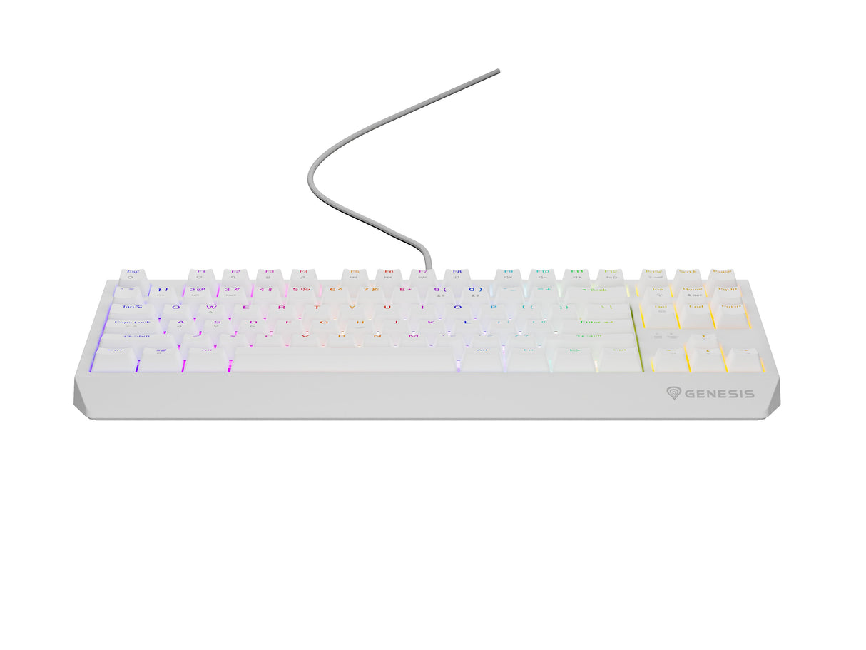 EAN 5901969443301 - GENESIS Thor 230 TKL teclado Juego USB + RF Wireless + Bluetooth QWERTY Blanco imagen 6