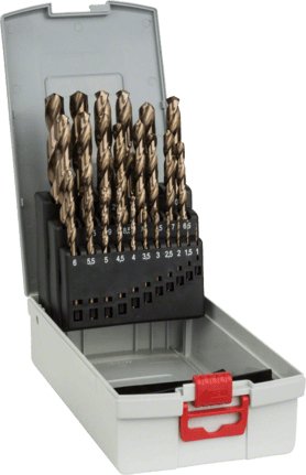 Juego De Brocas Probox Hss-Co, 1-13 Mm, 135 °, 25 - Bosch