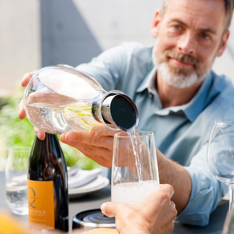 Emsa Jarra Enfriadora De Vidrio Flow, Jarra 3100505219