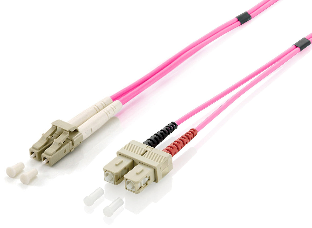 Equip Lwl Cable Fibra Optica Lc->Sc 3.00m Multimode Duplex Om4