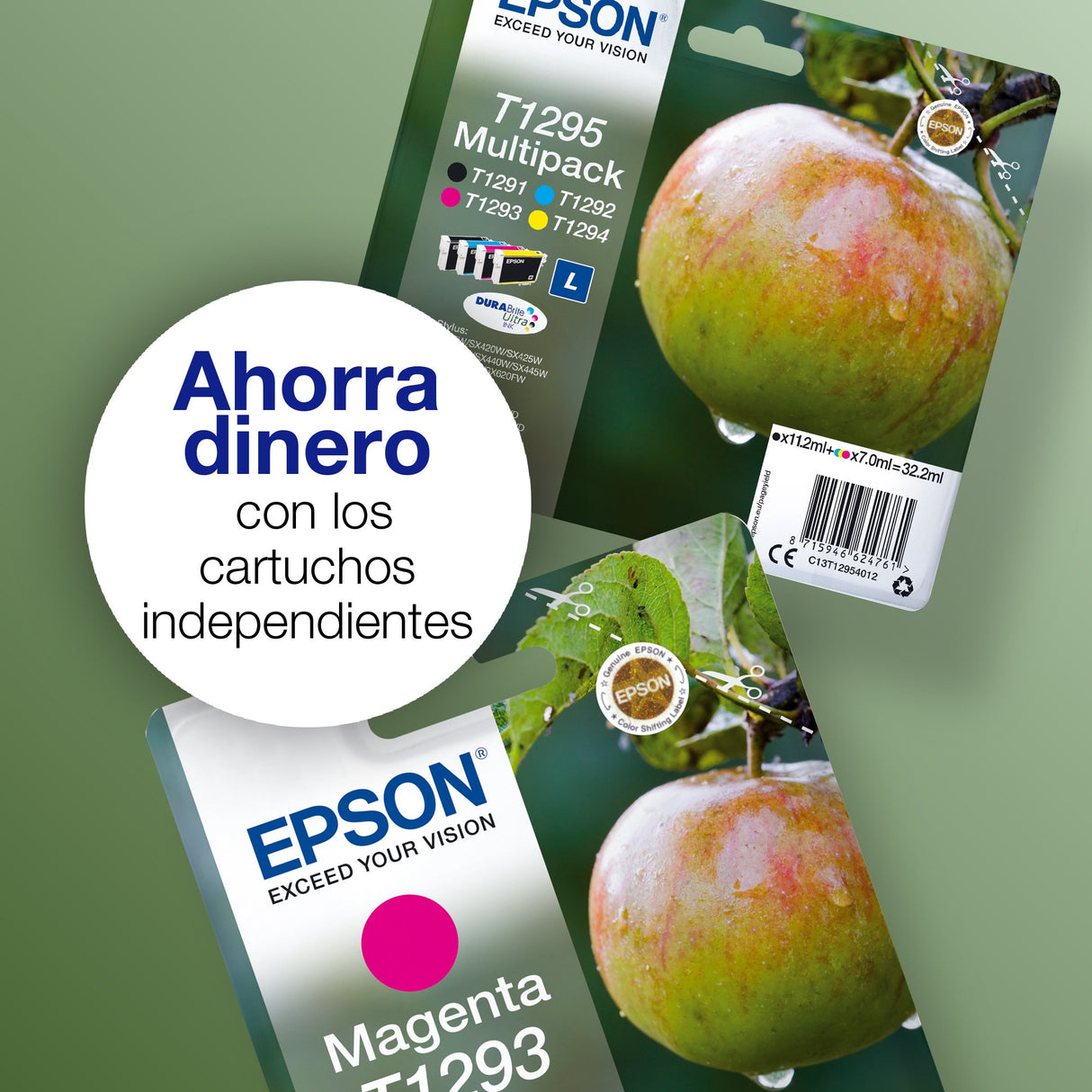 EAN 8715946624730 - Epson Apple T1293 cartucho de tinta 1 pieza(s) Original imagen 3