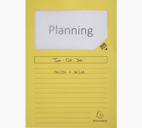 Exacompta Subcarpeta A4 Forever Con Ventana Amarillo -100u-