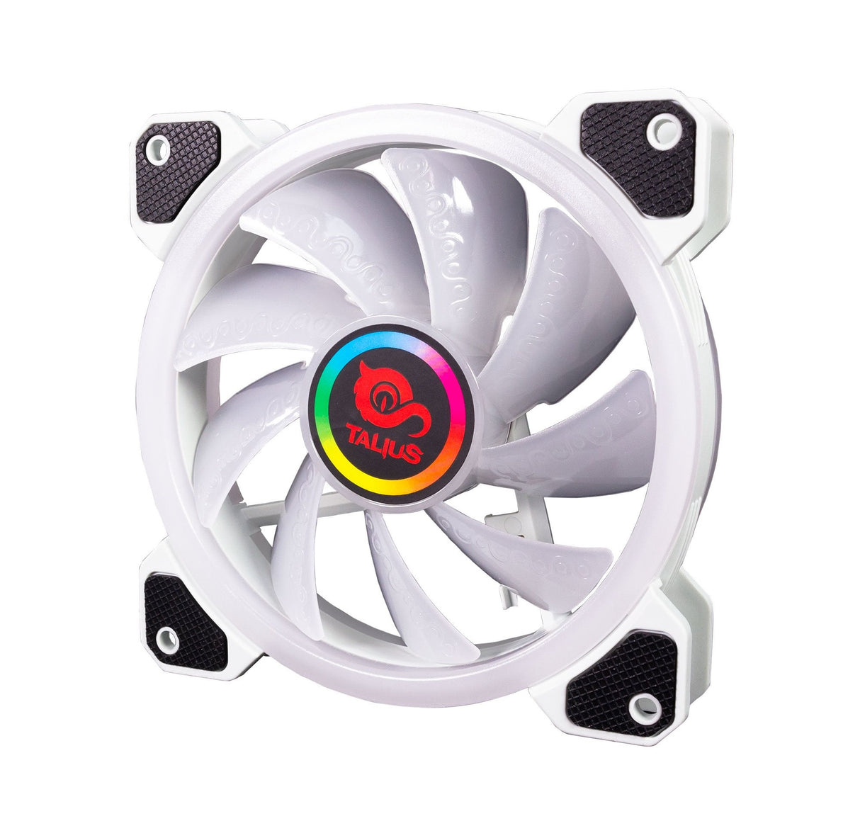 Ventilador Auxiliar Rgb Blanco Iris Spectrum 12cms