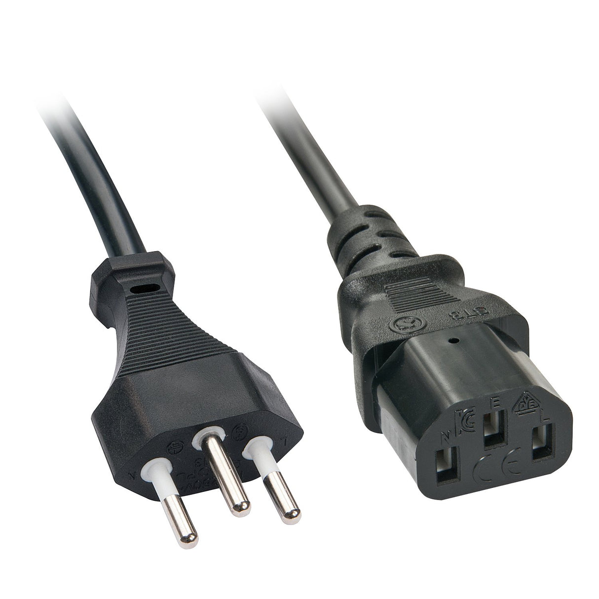 EAN 4002888304252 - Lindy 30425 cable de transmisión Negro 0,7 m C13 acoplador imagen 1
