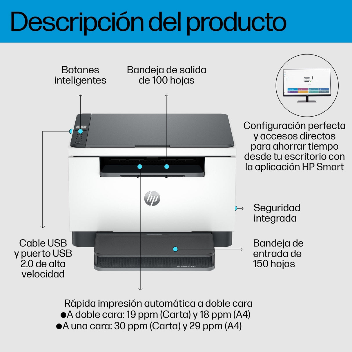 Impresoras Hp Multifuncion Laser Monocromo Laserjet M234d