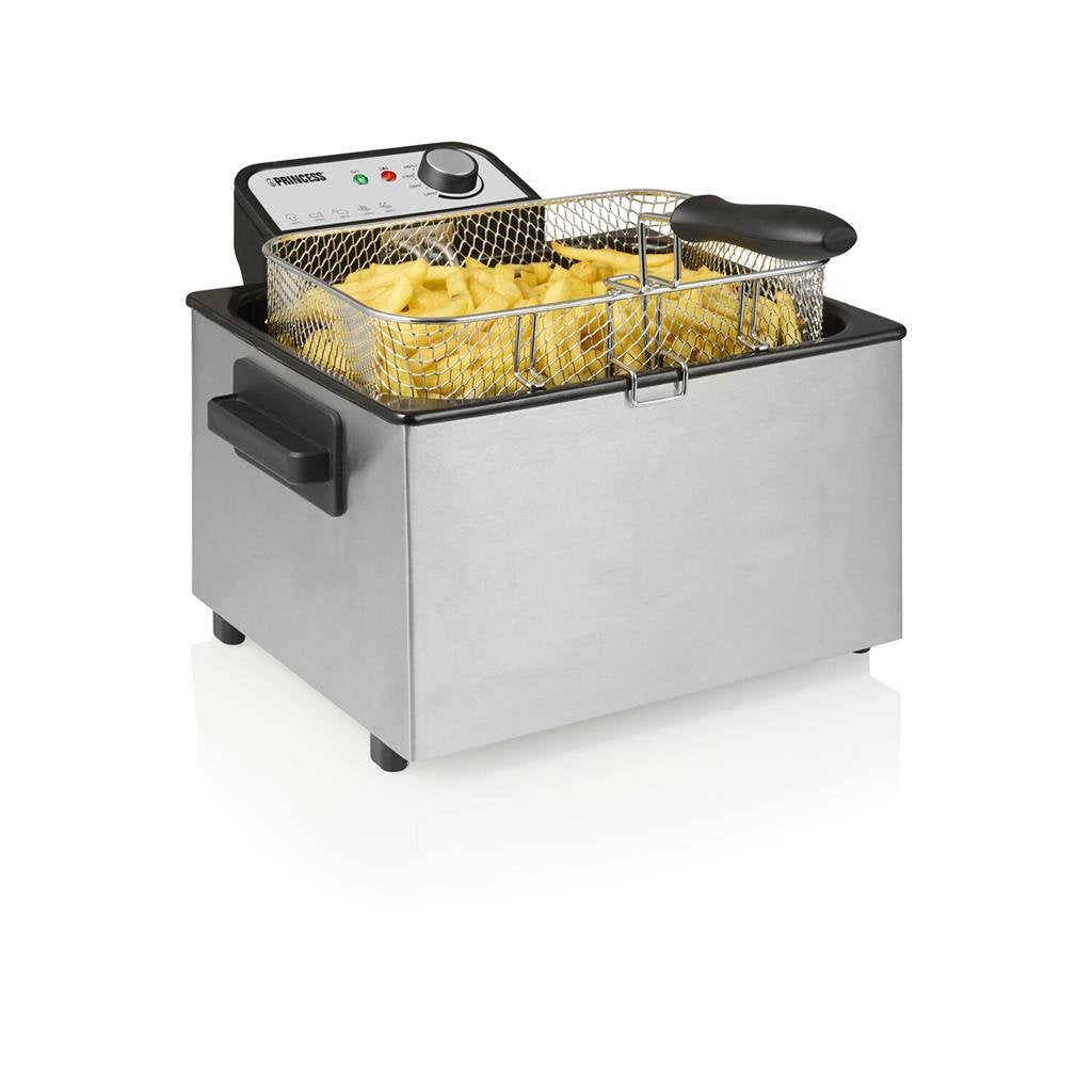 EAN 8712836996717 - Princess 184090 Sencillo 5 L 3270 W Freidora Plata imagen 2